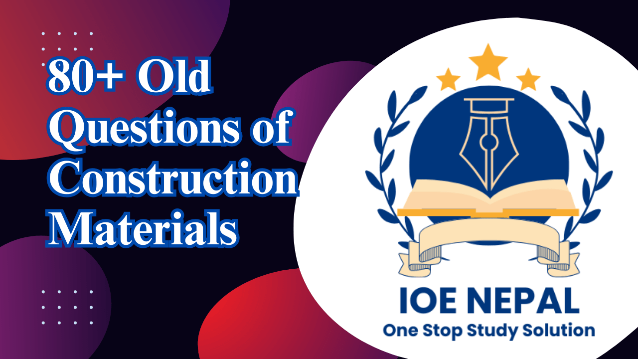 [PDF] 80+ Old Questions of Construction Materials